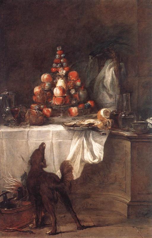 jean-Baptiste-Simeon Chardin The Buffet Sweden oil painting art